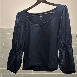 Maeve Top - Large - NWT - Navy Blue